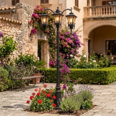 چراغ پارکی ۳ شعله مدل آرمیتا کد 146